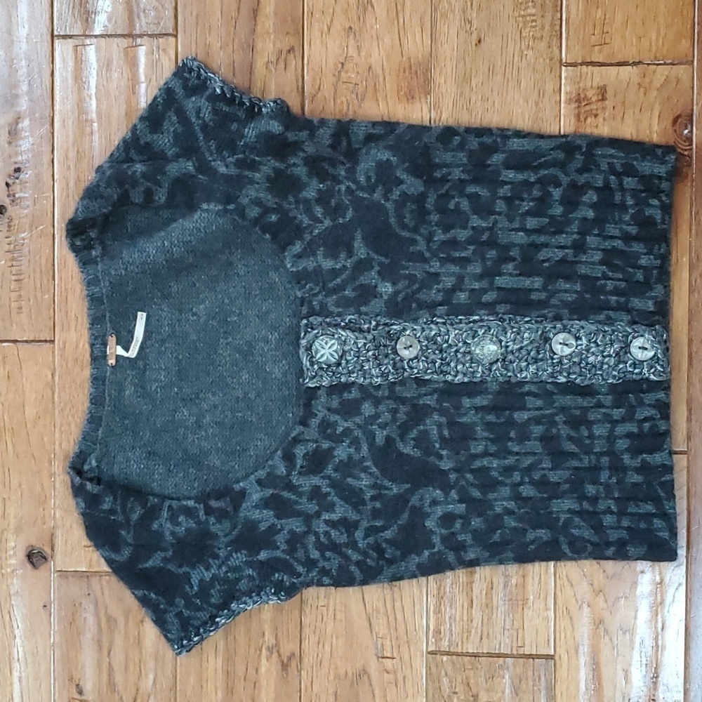 Free People Lambswool/Rabbit Blend Y2k Crop Sweater